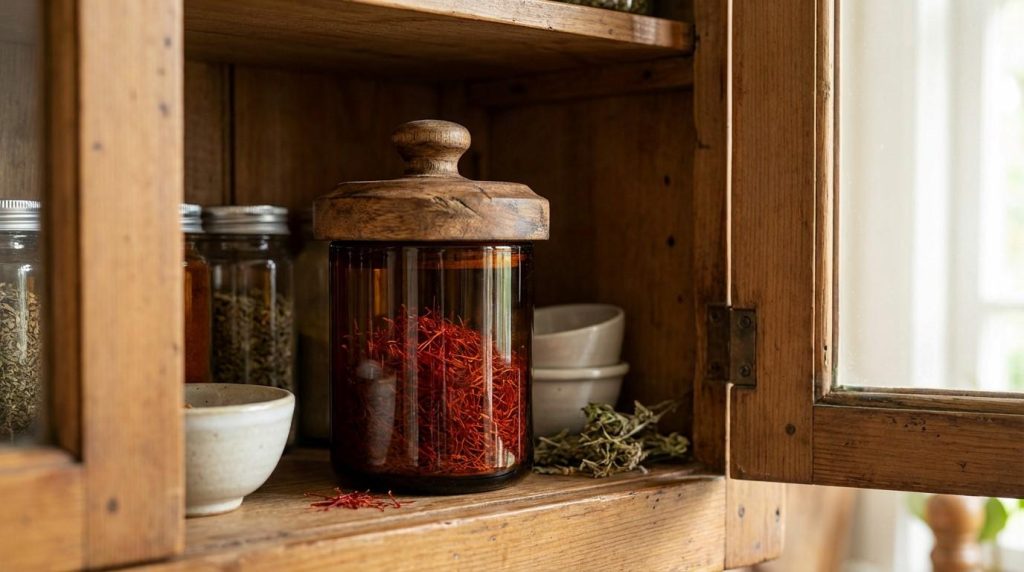 بهترین روش نگهداری زعفران سرگل