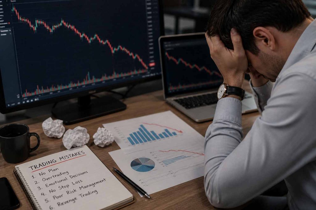 6 دلیل ضرر در ترید