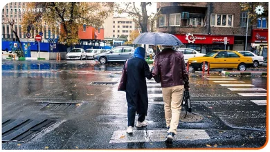 باران تهران آذر ۱۴۰۴