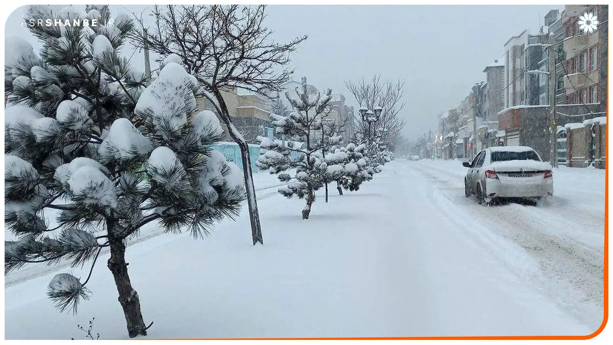 برف در تهران