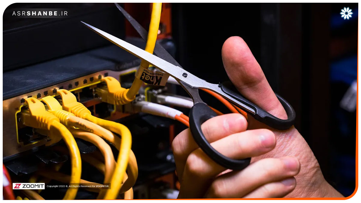 قطع اینترنت کابل